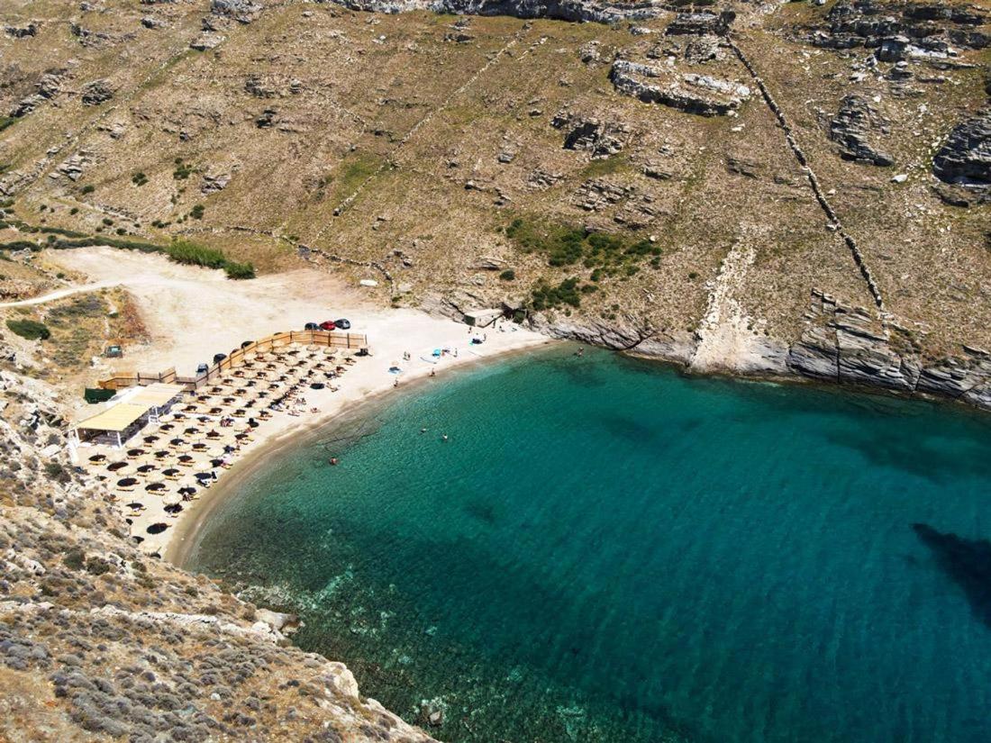 Kontos-Traditional House In Andros Beach Exterior foto